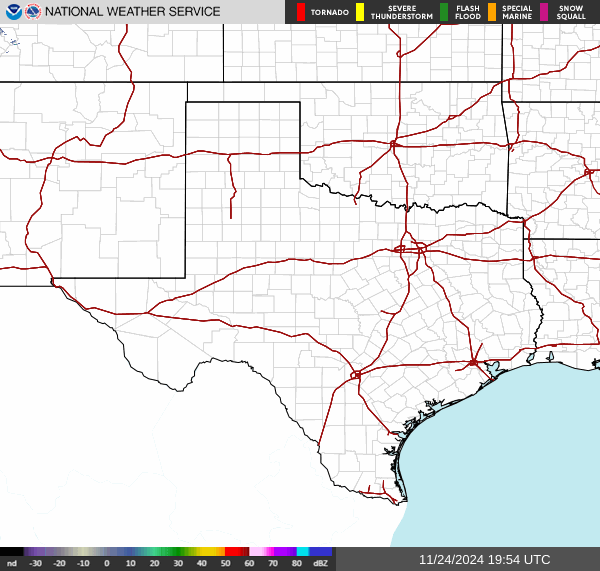 Weather radar map