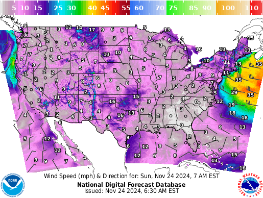 Weather radar map