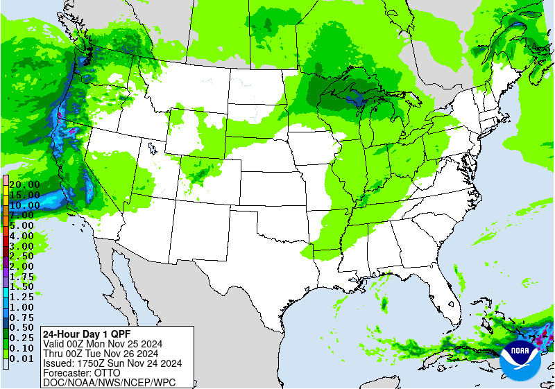 Weather radar map